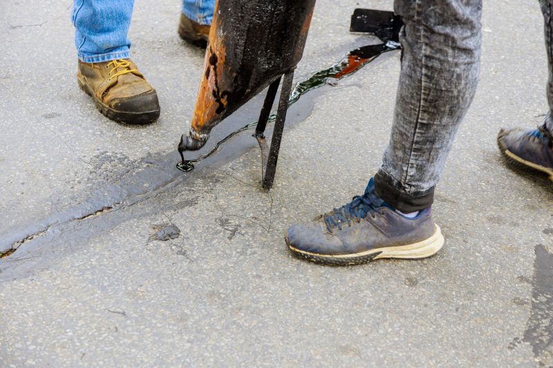 Repaired Cracks and Sealing